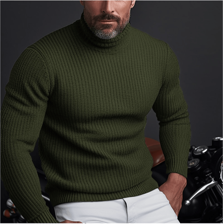 Drune | Stilvolle Rollkragenpullover Herren Sweatshirt Jumper