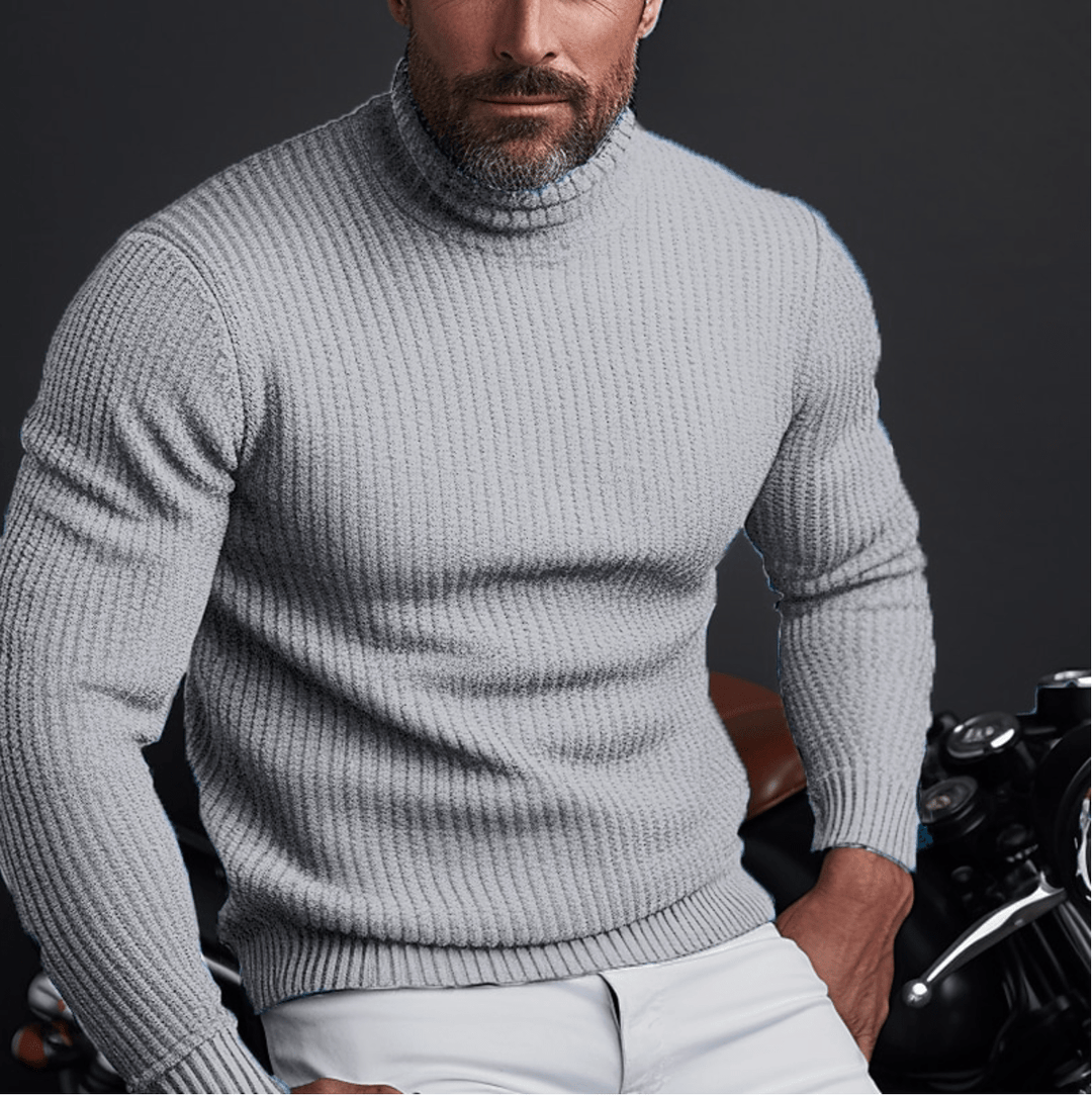 Drune | Stilvolle Rollkragenpullover Herren Sweatshirt Jumper