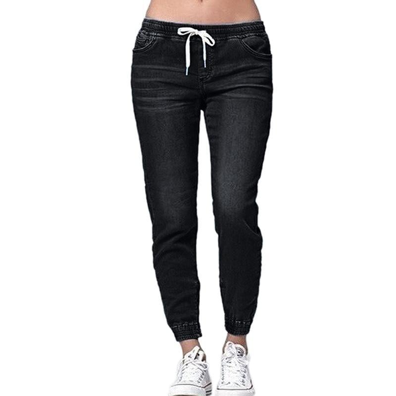 Drune Damenjeans im Joggingstil