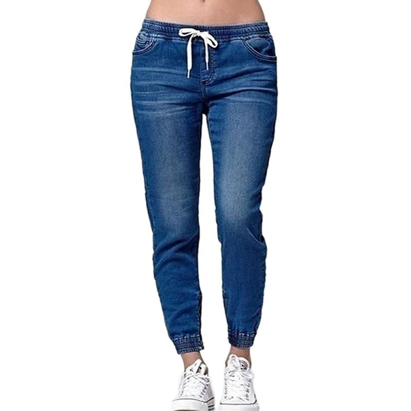 Drune Damenjeans im Joggingstil