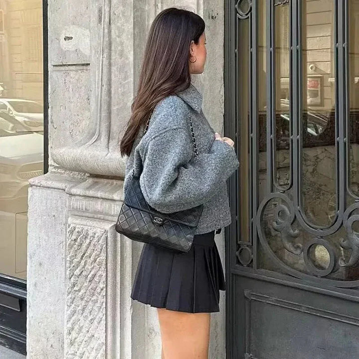 Drune | Kurz Bouclé Jacke