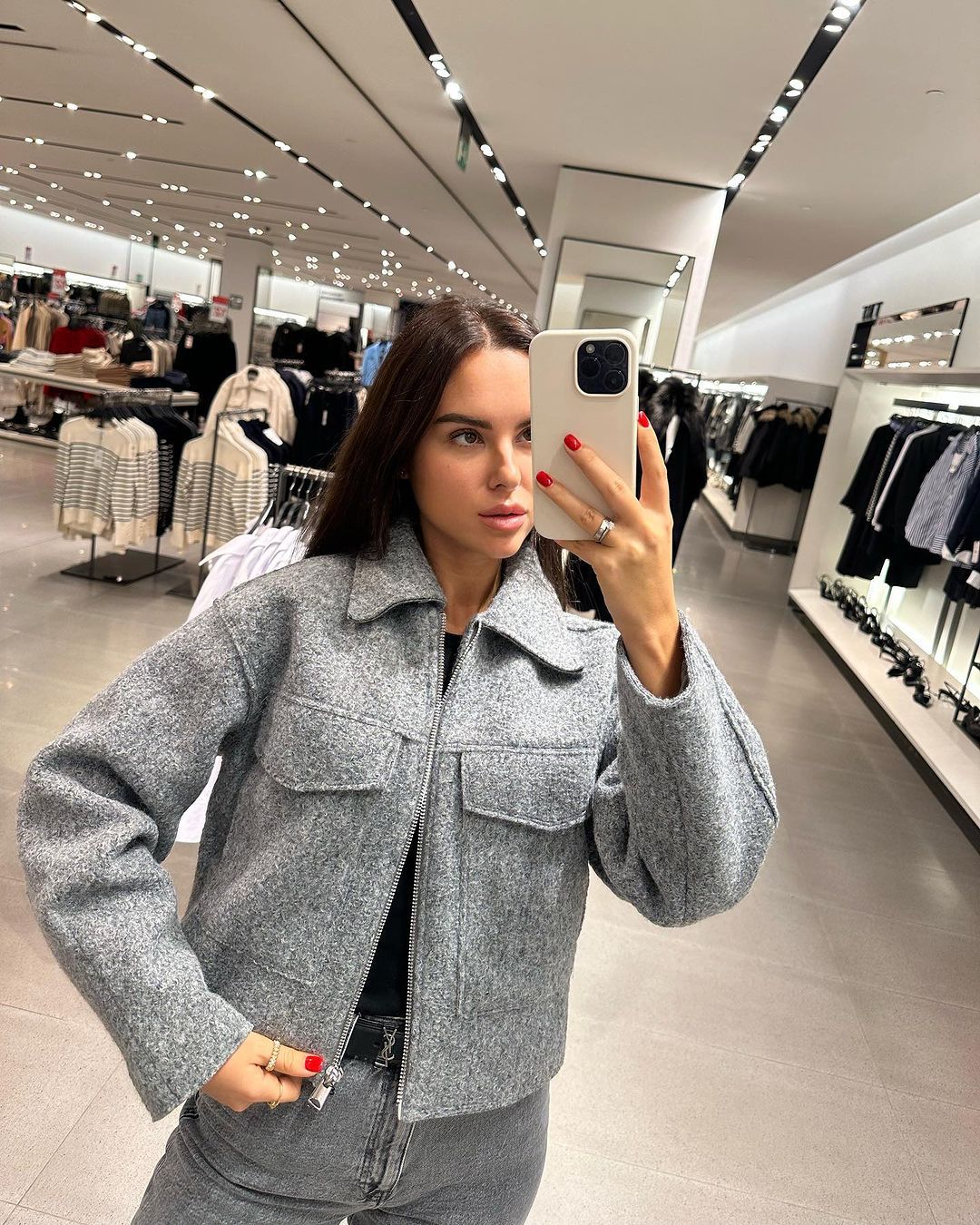Drune | Kurz Bouclé Jacke
