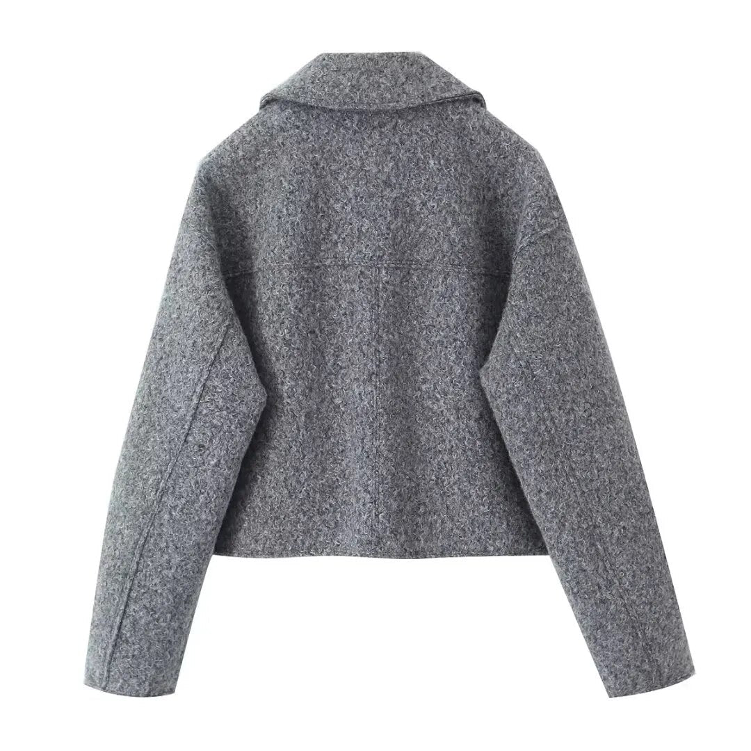 Drune | Kurz Bouclé Jacke