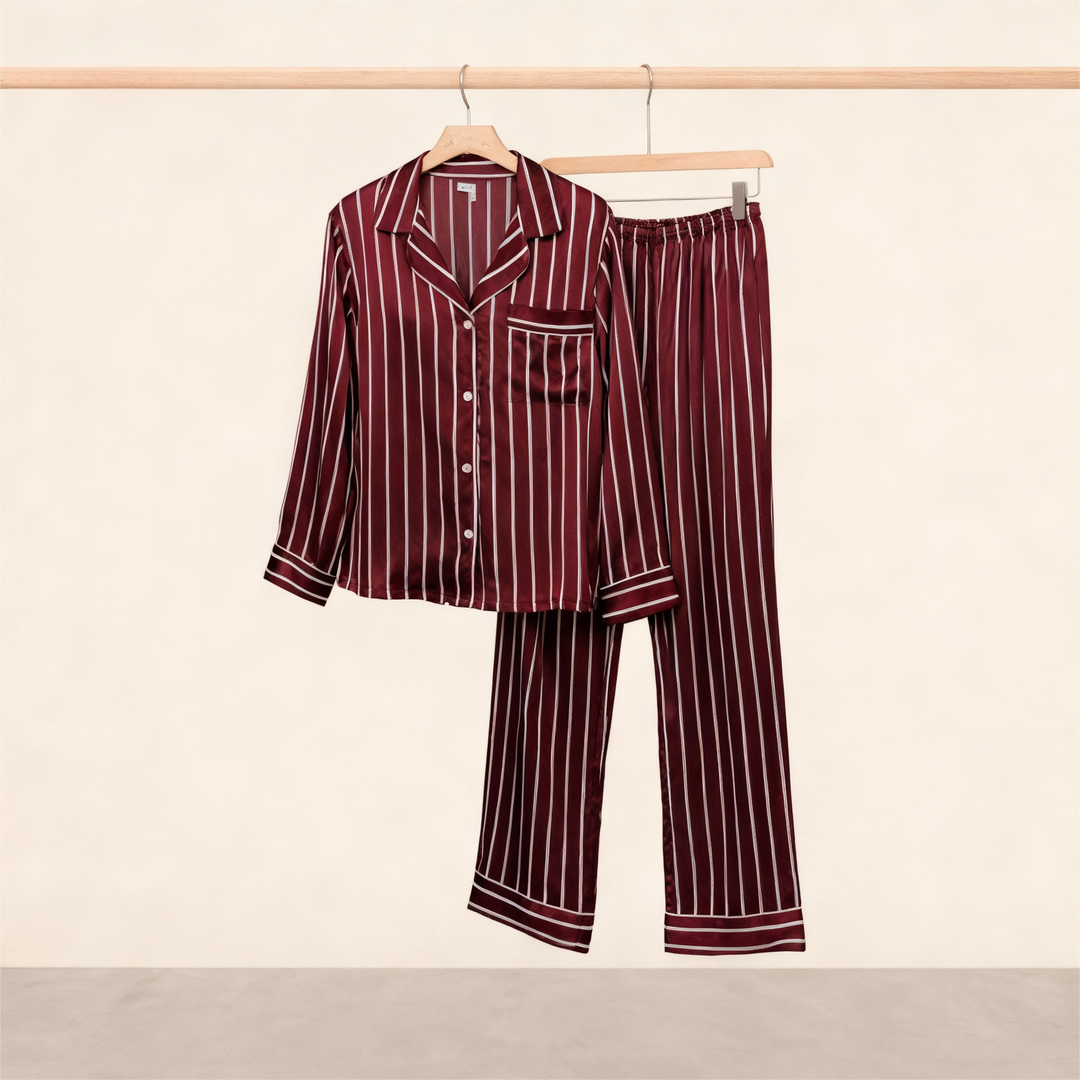 Drune | Elegantes Satin-Pyjama-Set für Paare