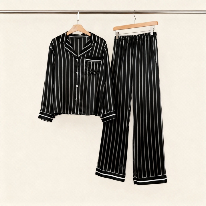 Drune | Elegantes Satin-Pyjama-Set für Paare
