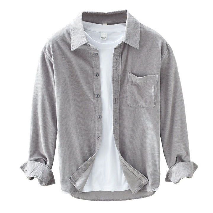 Drune | Retro Herren Cordhemd Elegant, Vielseitig & Bequem