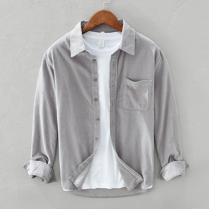 Drune | Retro Herren Cordhemd Elegant, Vielseitig & Bequem