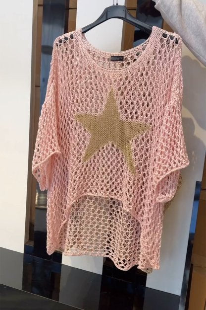 Drune | Stilvolles Stricktop mit Sternenmuster