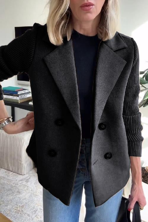 Drune | Eleganter Blazer mit Strickärmeln