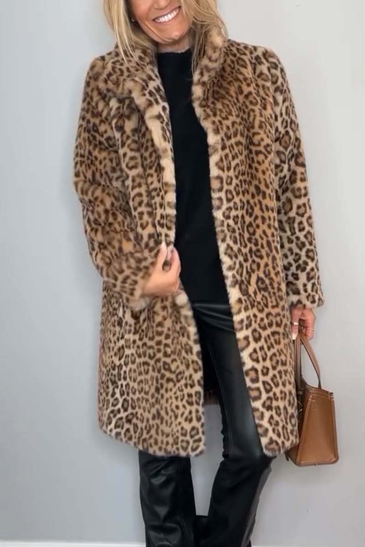 Drune | Luxuriöser Leopardenmantel
