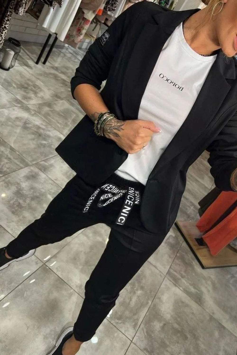 Drune | Zweiteiliges Satz Obere Jacke & Elastische Hose