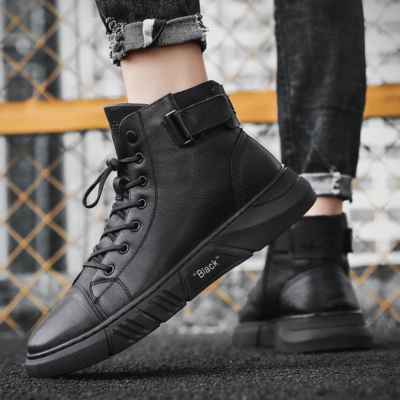 Drune | Robuste Schwarze Herrenschuhe
