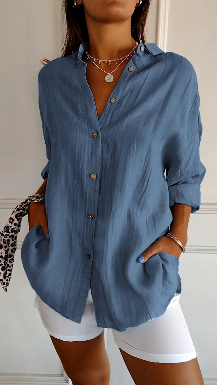 Drune | Elegantes Shirt Mit Plissee-Stil