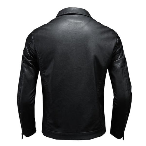 Drune | Lederjacke mit Kragen für Herren