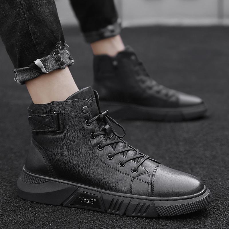 Drune | Robuste Schwarze Herrenschuhe