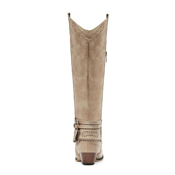 Drune | Vintage Hohe Winterreiterstiefel
