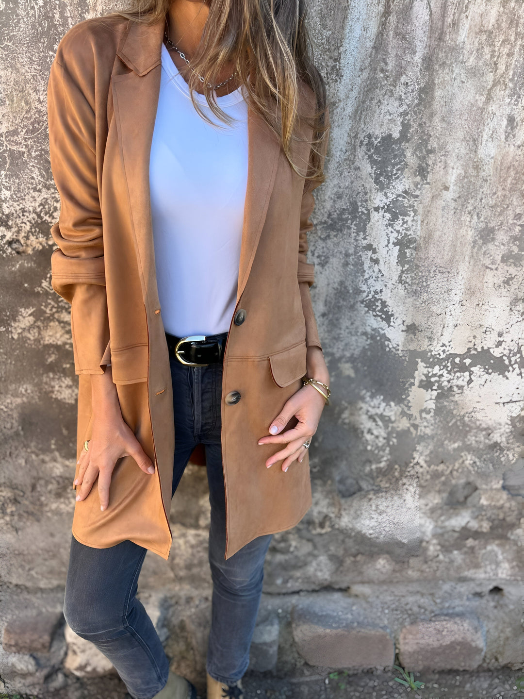 Drune | Elegante mittellange Damenjacke
