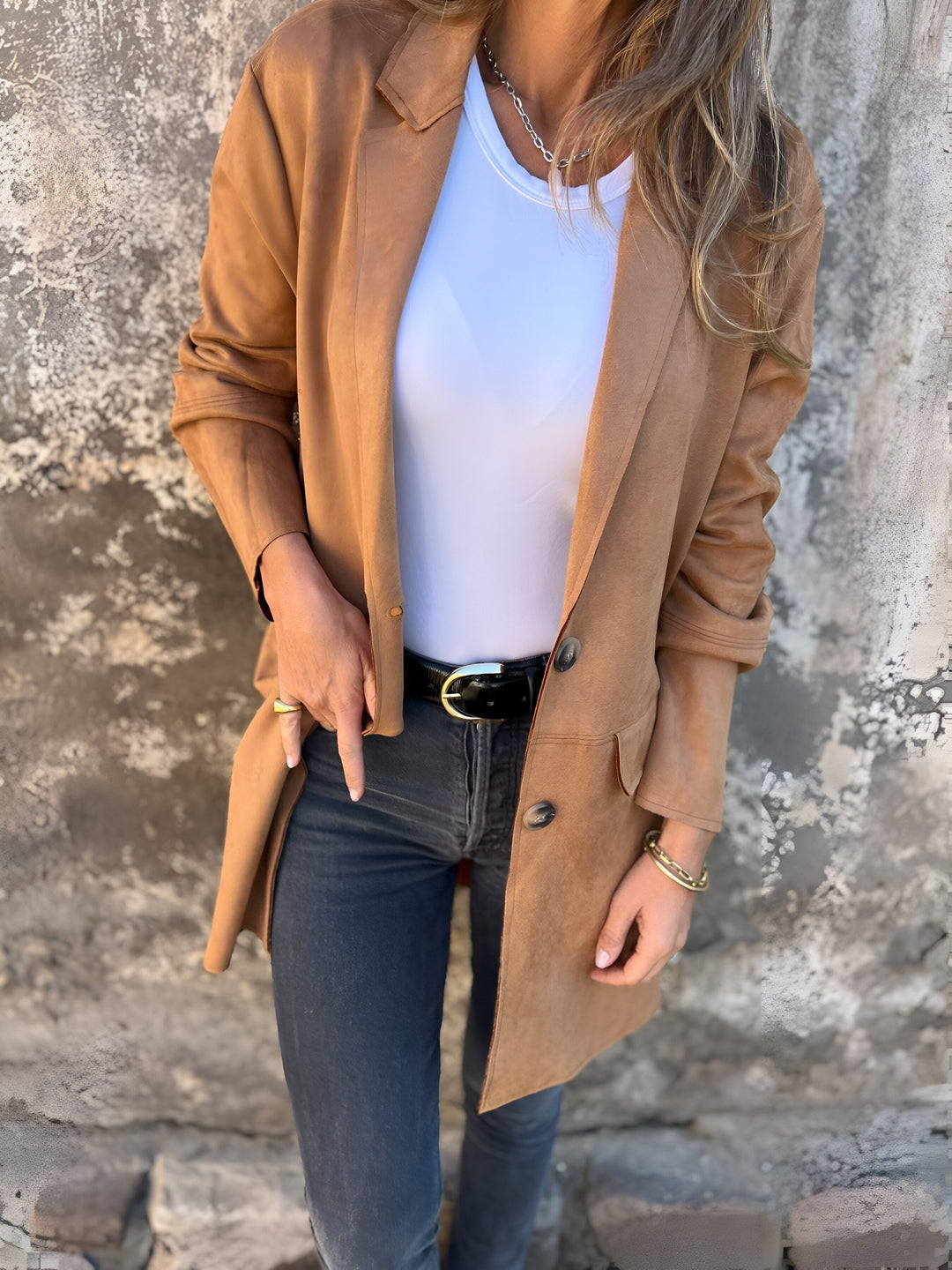 Drune | Elegante mittellange Damenjacke