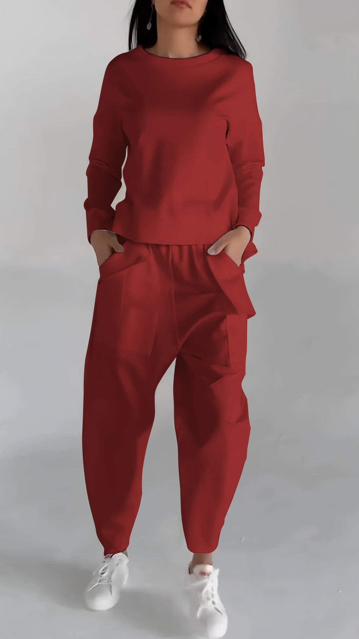 Drune | Funktionales Damensatz mit Leichtem Pullover Look
