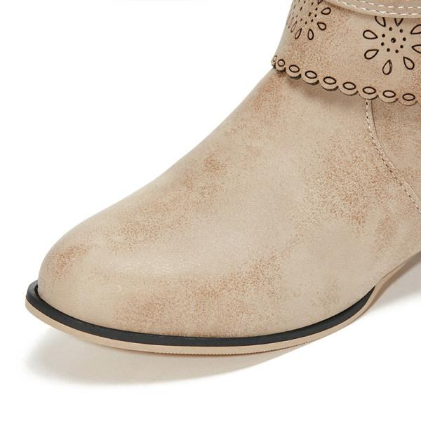 Drune | Cowboystiefel Mit Blockabsatz - Dekorative Schnalle
