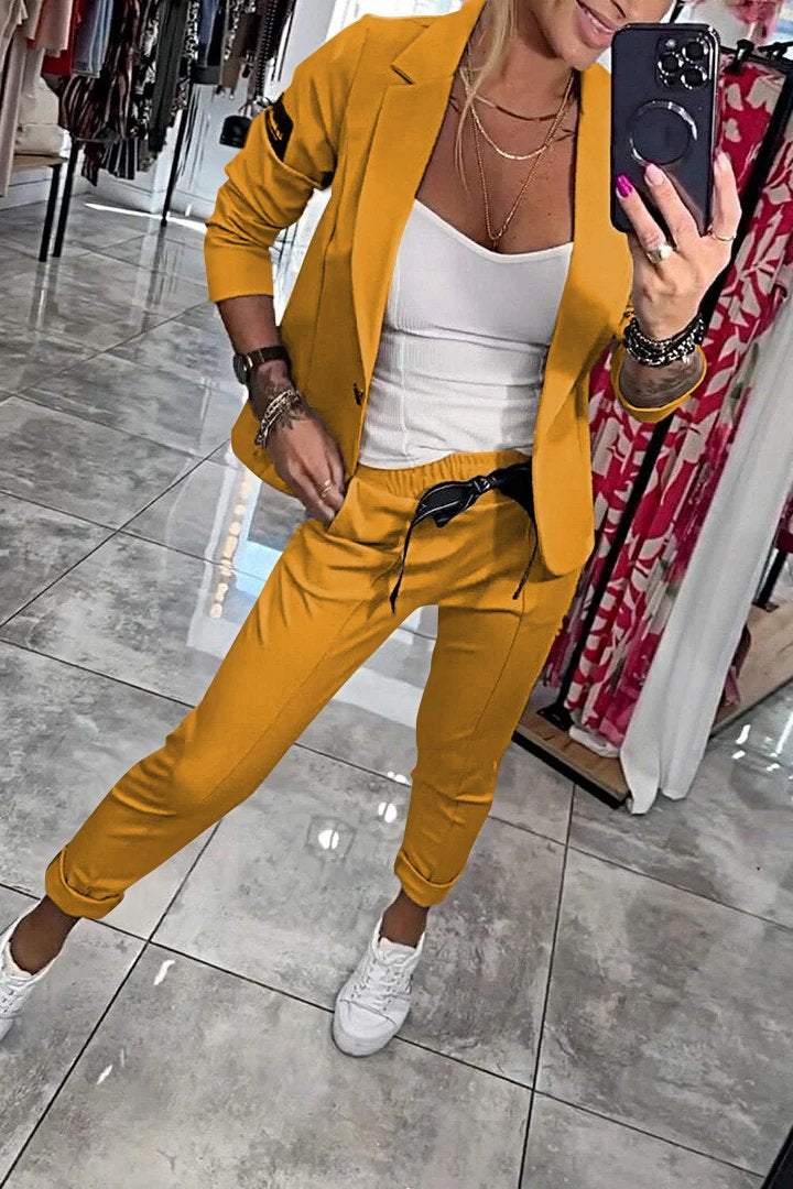 Drune | Zweiteiliges Satz Obere Jacke & Elastische Hose