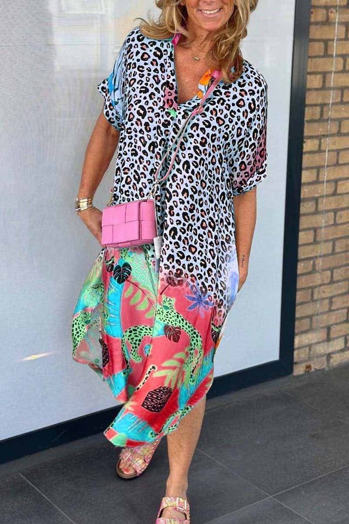 Drune | Leopard Print Kleid Für Damen