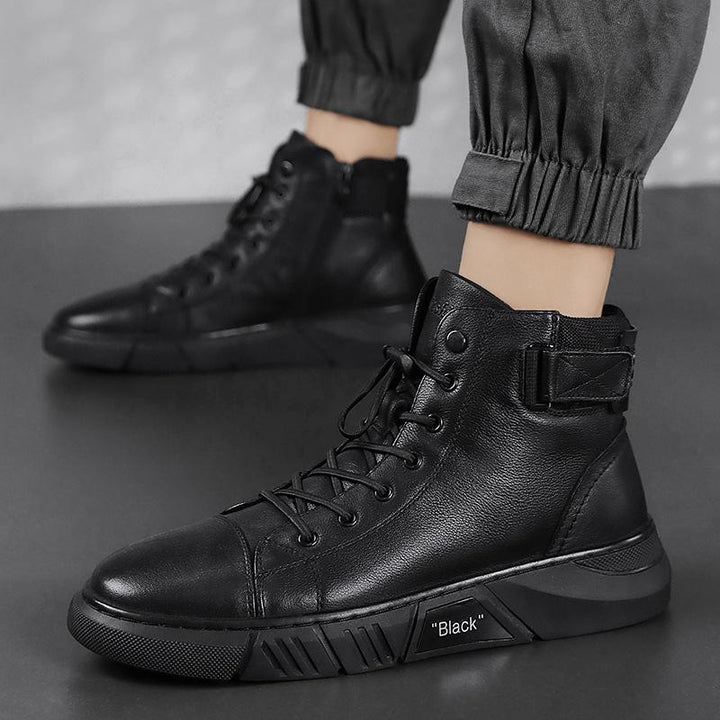 Drune | Robuste Schwarze Herrenschuhe