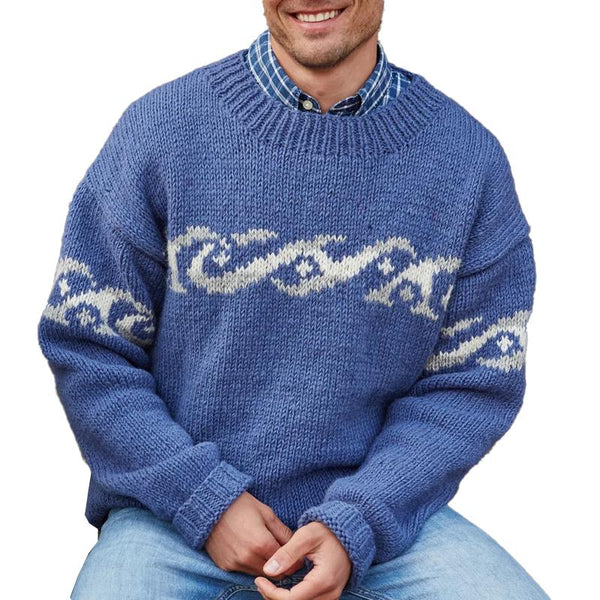 Drune | RUNDHALS - STRICKPULLOVER - JACQUARD