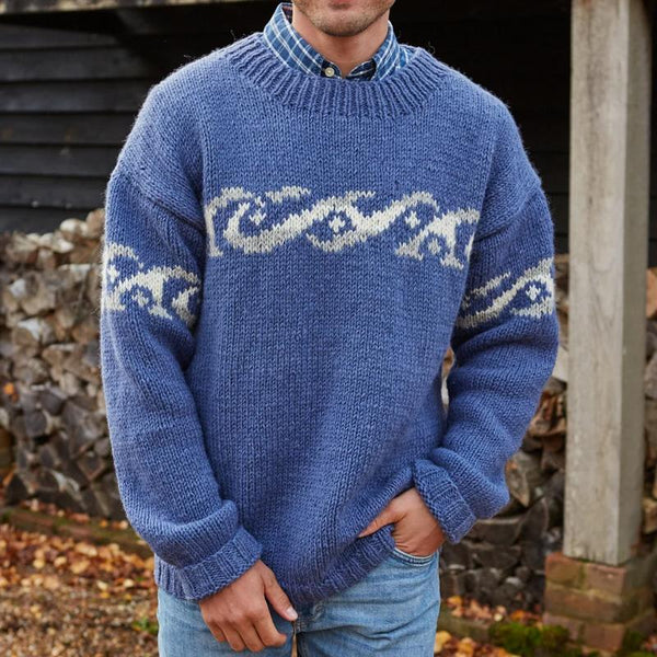 Drune | RUNDHALS - STRICKPULLOVER - JACQUARD