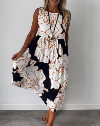 Drune - Komfortables Ärmelloses Sommerkleid für Damen