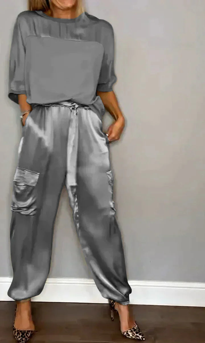 Drune | Satin Overall Anzug