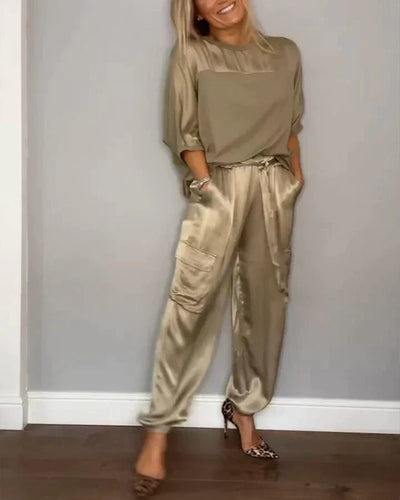 Drune | Satin Overall Anzug