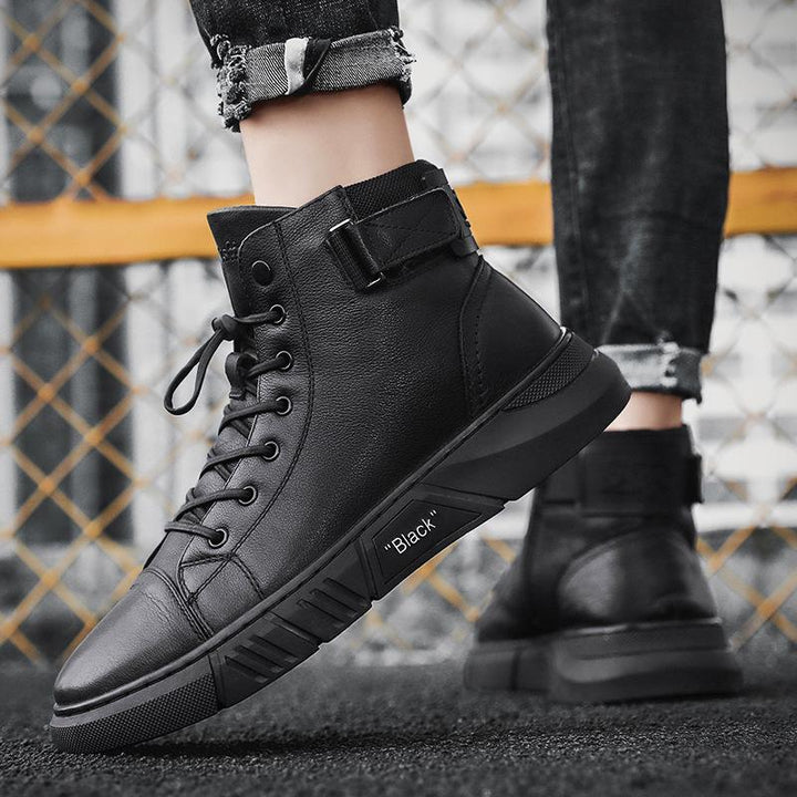 Drune | Robuste Schwarze Herrenschuhe