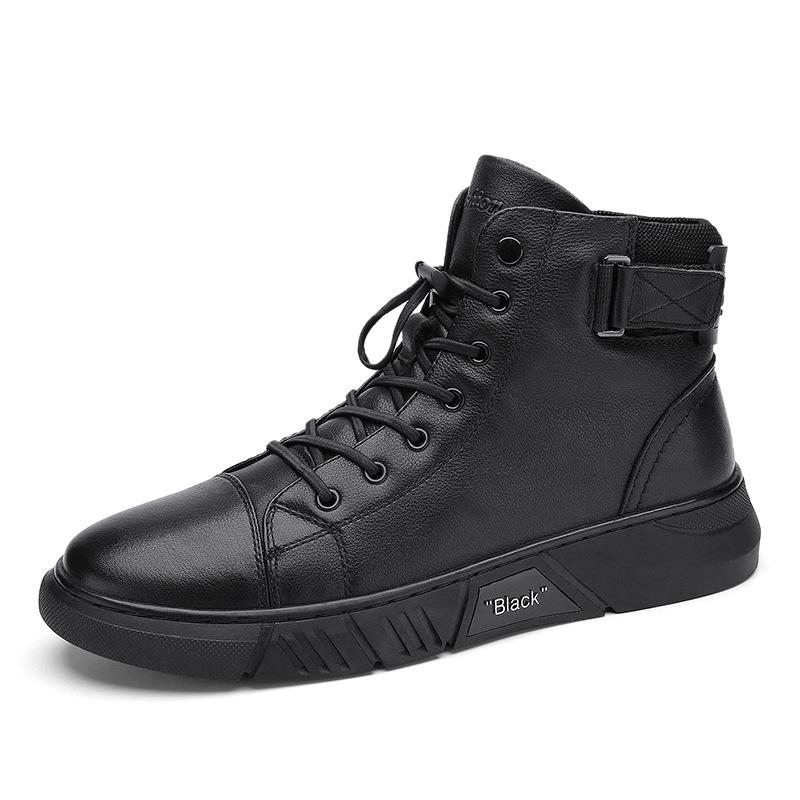 Drune | Robuste Schwarze Herrenschuhe