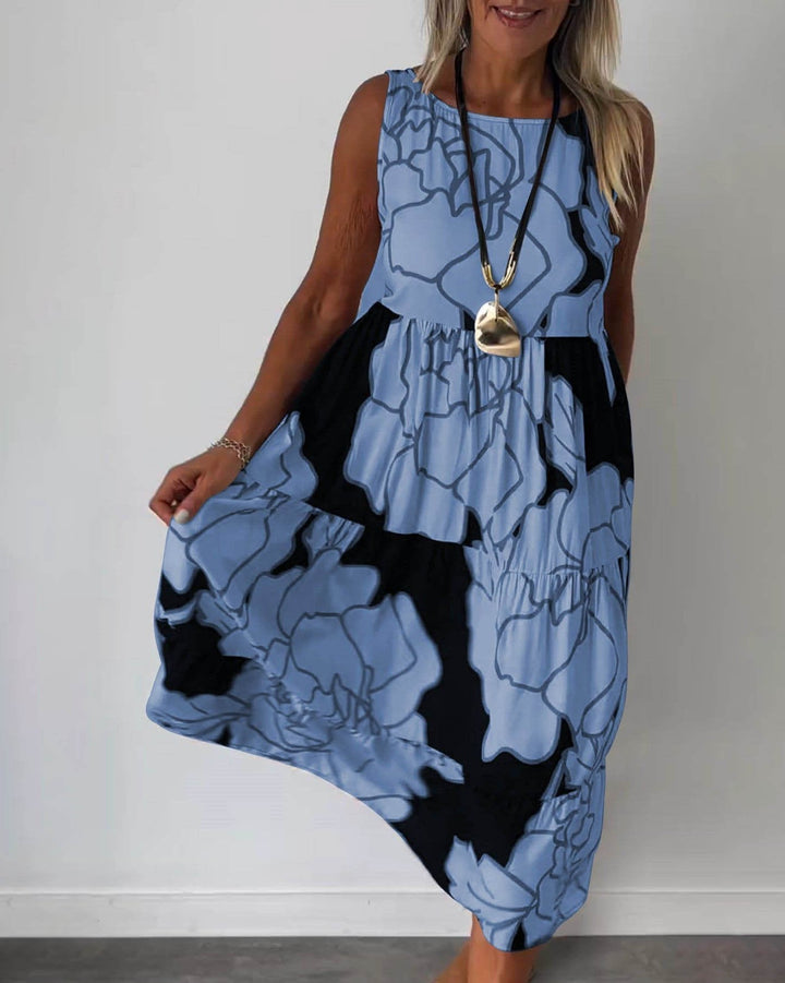 Drune - Komfortables Ärmelloses Sommerkleid für Damen
