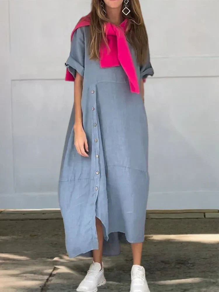 Drune | Leinen Baumwolle Kleid