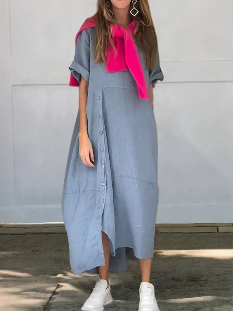 Drune | Leinen Baumwolle Kleid