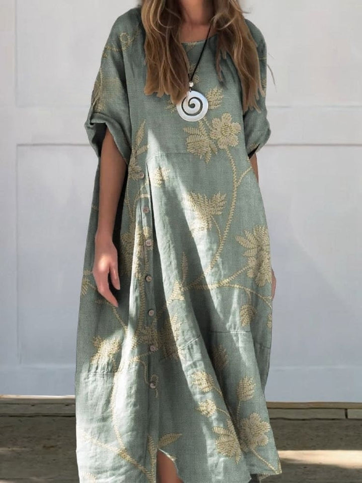 Drune | Leinen Baumwolle Kleid