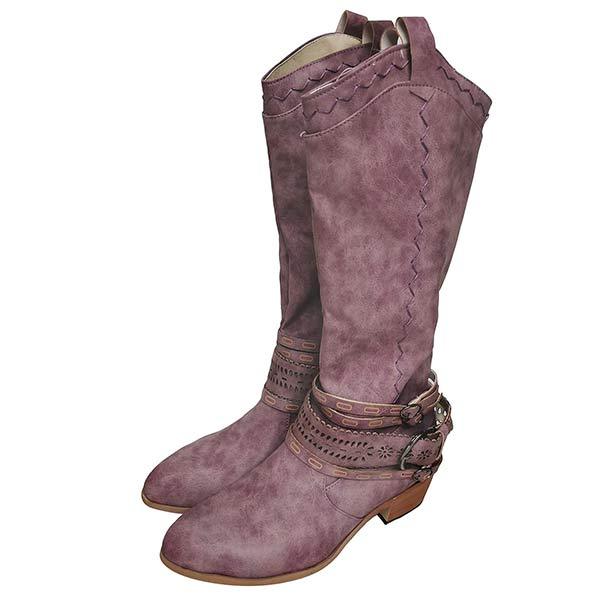 Drune | Vintage Hohe Winterreiterstiefel