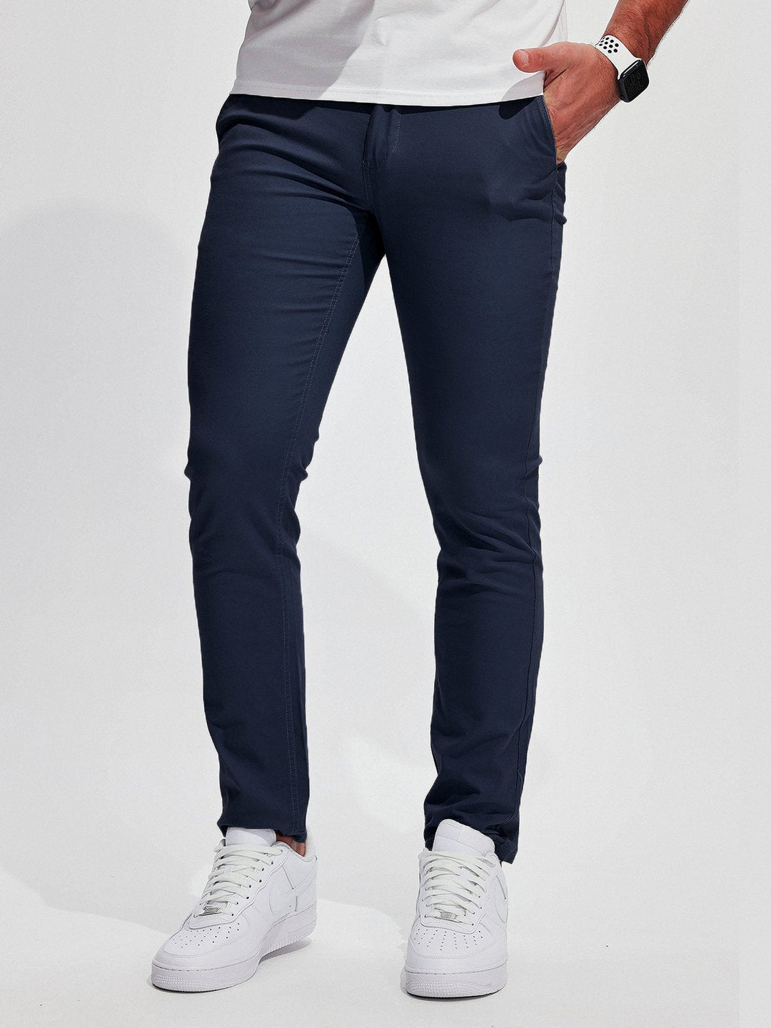 Drune | Hochwertige, Dehnbare Herren Chino Hose Aus Pflegeleichtem Baumwoll Mischgewebe