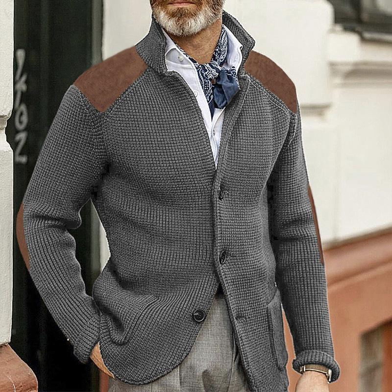 Drune | Strickjacke Wollmischung Robust und Klassisch