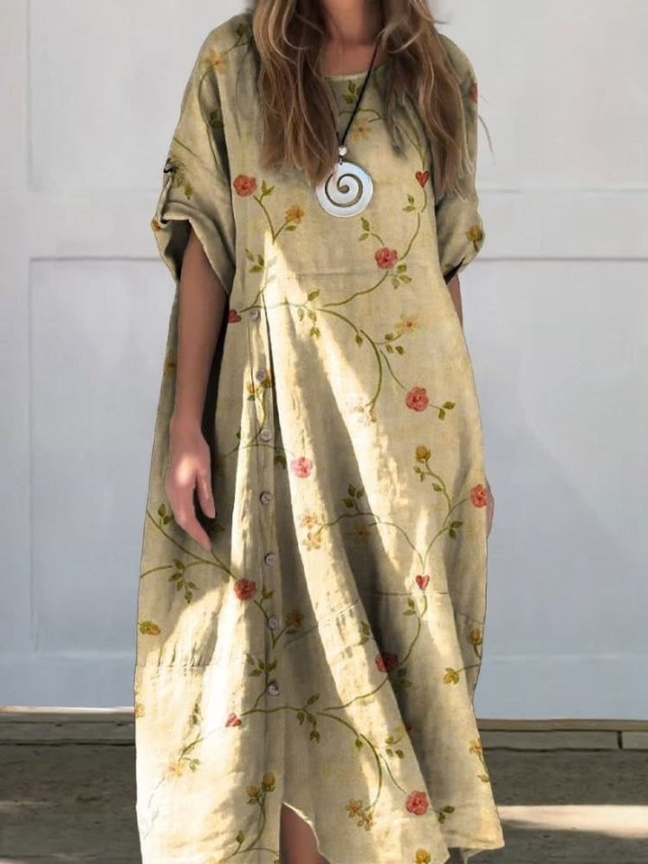 Drune | Leinen Baumwolle Kleid