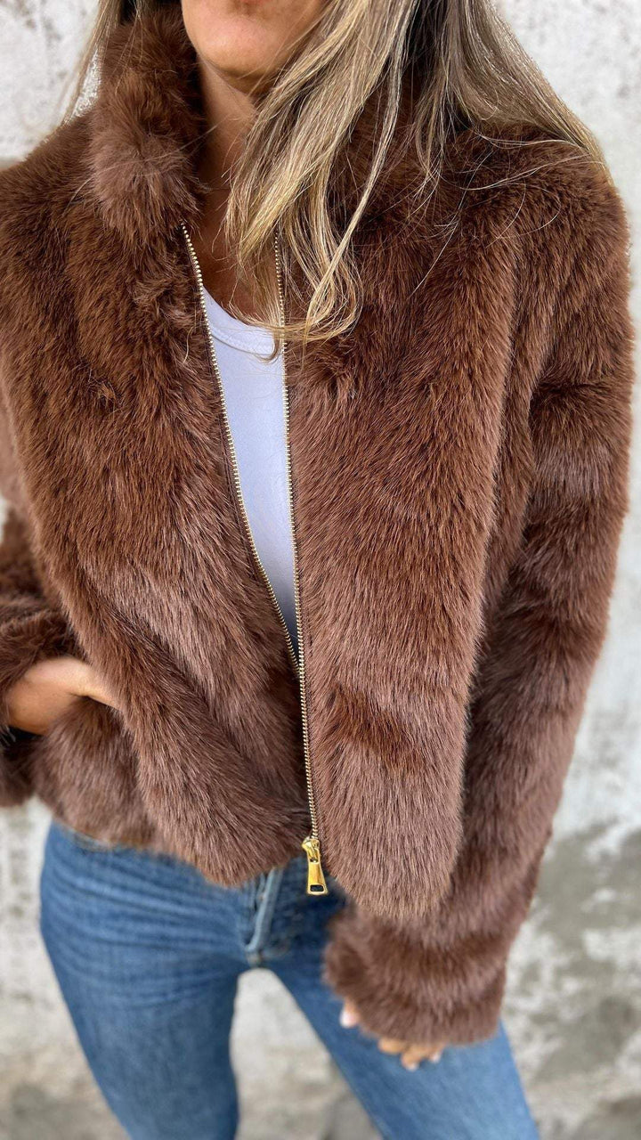 Drune | Wintermantel für Damen Beige Warm und Bequem