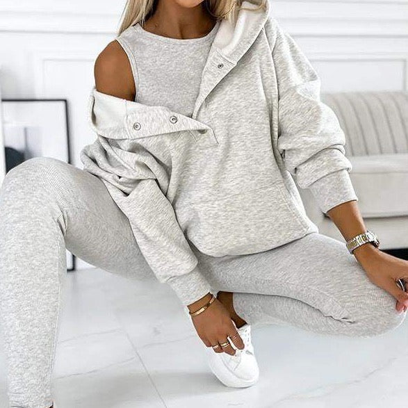 Drune | Bequemes 3-Teiliges Set für Damen