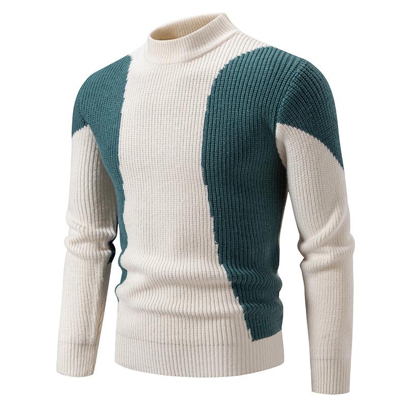 Drune | Strickpullover mit Kontrastmuster Modern und Warm