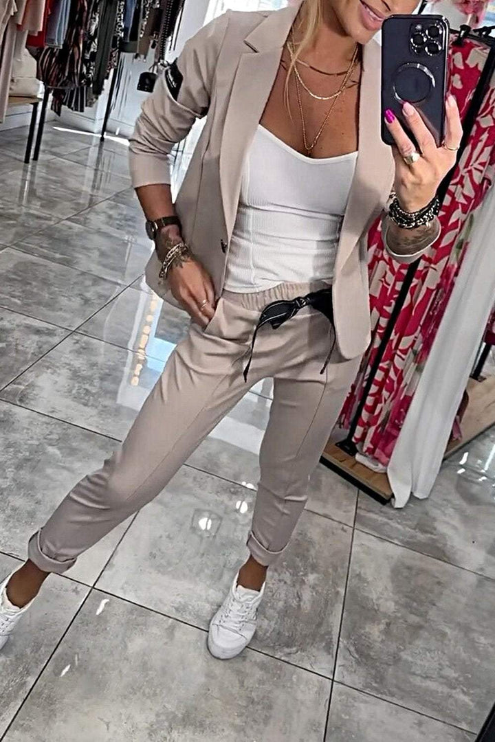 Drune | Zweiteiliges Satz Obere Jacke & Elastische Hose