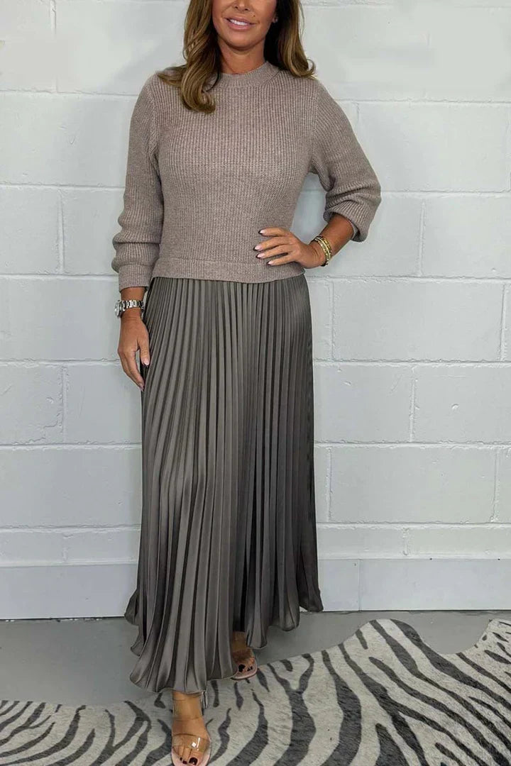 Drune | Eleganter 2-In-1-Kleid-Pullover