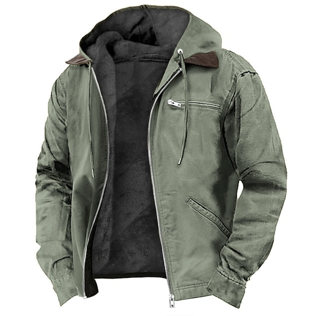 Funktionale Wasserdichte Outdoor Winterparka Jacke Mit Kapuze Polyester | Drune
