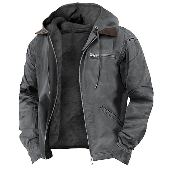 Funktionale Wasserdichte Outdoor Winterparka Jacke Mit Kapuze Polyester | Drune