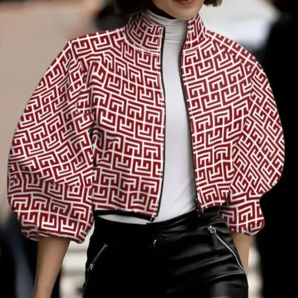 Drune | Stilvolle kurze Herbstjacke für Damen